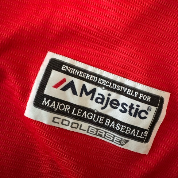 VINTAGE CINCINNATI REDS (KEMP) JERSEY!!! LOADED WITH VINTAGE CINCI REDS PATCHES - Picture 4 of 13